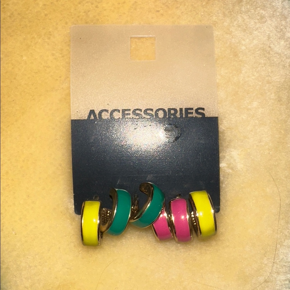 Accessorize Multicolor Hoop Earrings